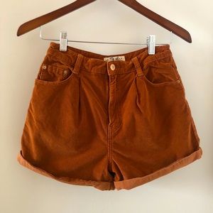 Free People Corduroy Shorts 26